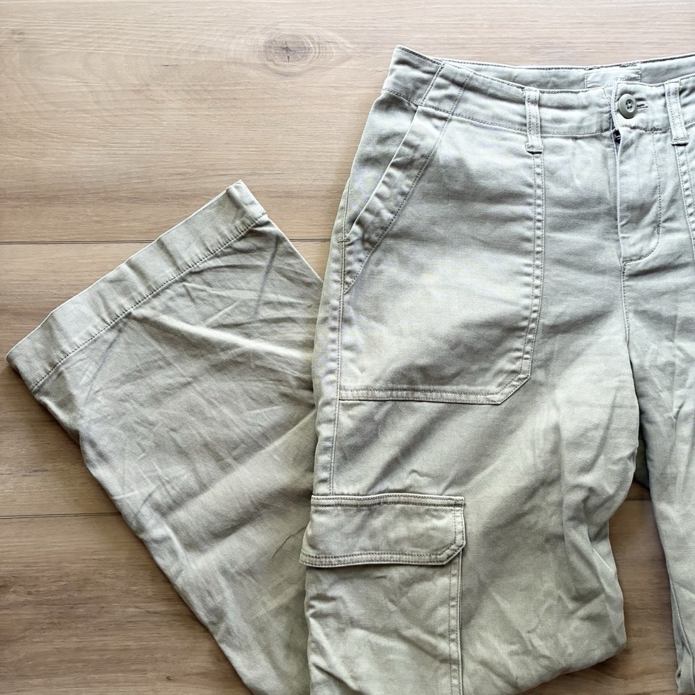 Universal Thread Target Mid Rise Utility Cargo Pants Olive Green Womens 4 - Picture 3 of 6